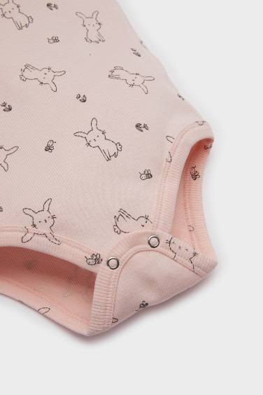 Baby Girl Snap Body Shorts 2 Piece Set