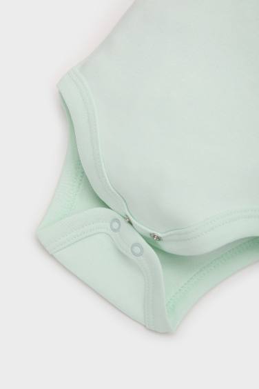 Baby Girl Short Sleeve Snap Body