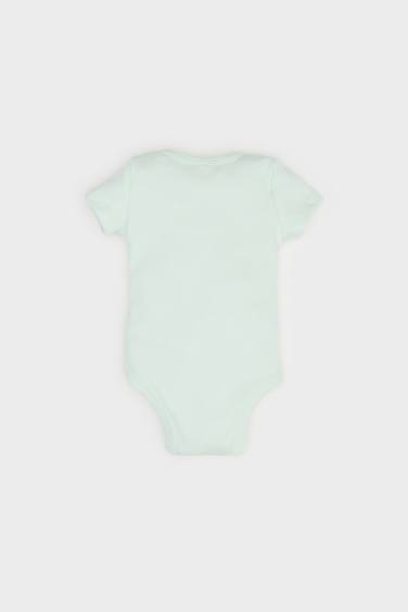 Baby Girl Short Sleeve Snap Body