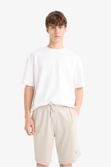 شورت سليم فيت مطبوع