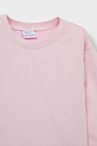 Baby Girl Crew Neck Long Sleeve T-Shirt