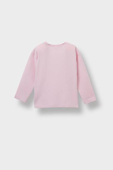 Baby Girl Crew Neck Long Sleeve T-Shirt