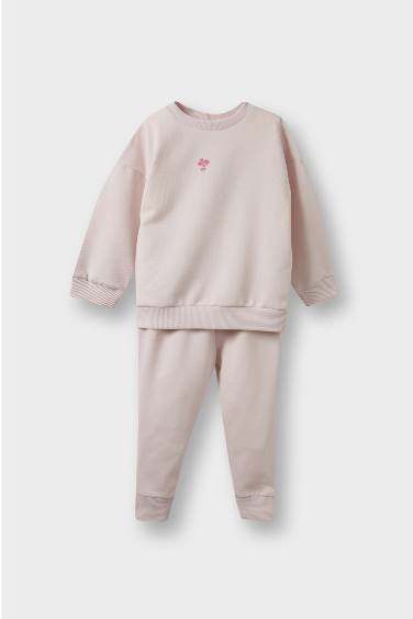 Комплект для малышей из двух предметов: базовый свитшот и спортивные брюки