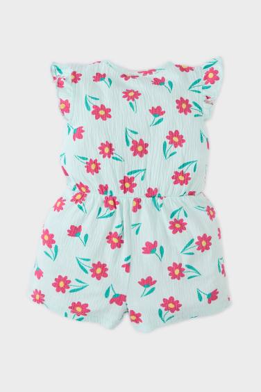 Baby Girl Floral Jumpsuit