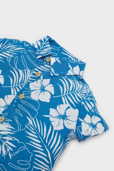 Baby Boy Tropical Patterned 2 Piece Set