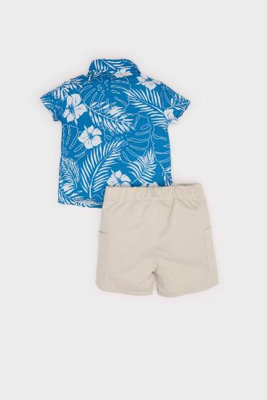Baby Boy Tropical Patterned 2 Piece Set