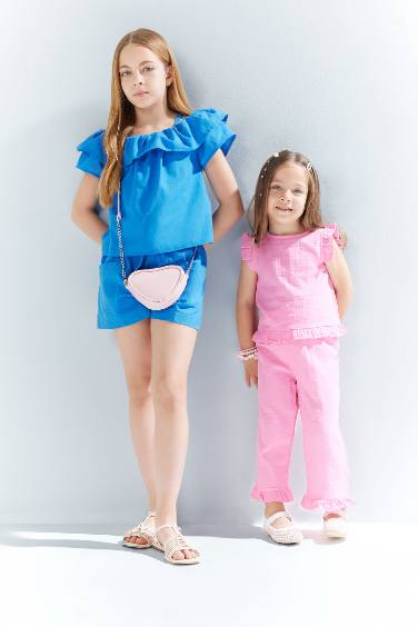 سيت بيبي بناتي موسلين - قطعتين