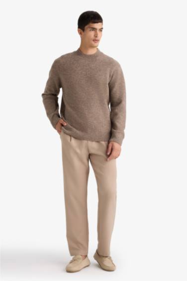 Relax Fit Crew Neck Knitwear Pullover