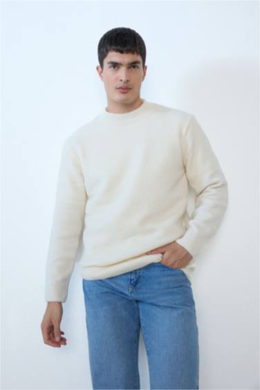 Relax Fit Crew Neck Knitwear Pullover