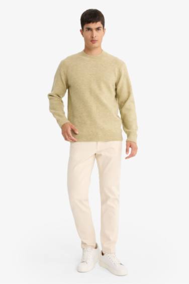 Relax Fit Crew Neck Knitwear Pullover