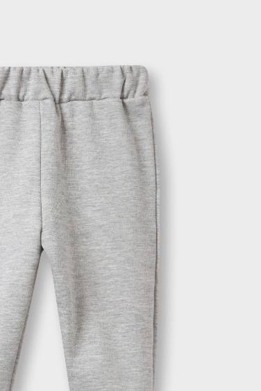 بنطرون قماش رقيق قصة عادية من قطعتين