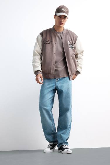 Jean baggy à jambes larges