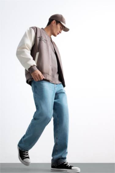 Jean baggy à jambes larges