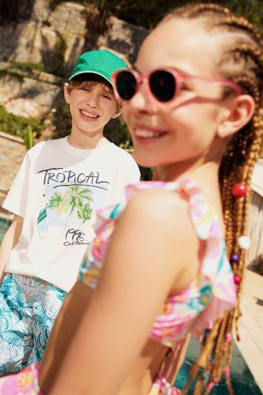 تيشيرت ولادي نص ردن قصة عادية مطبوع