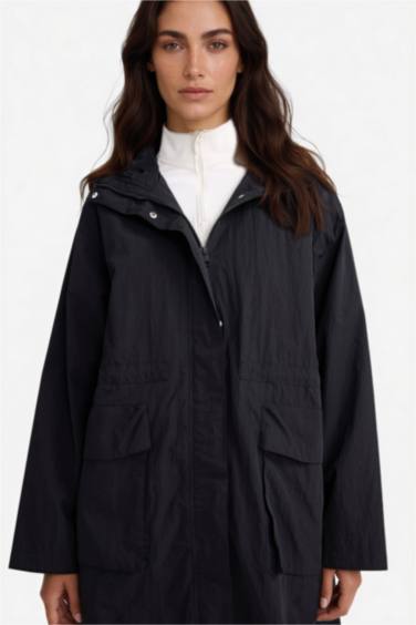 бас киімді Жаңбыр Курткасы