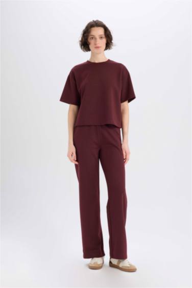 Oversize Fit Crew Neck Basic Short Sleeve T-Shirt