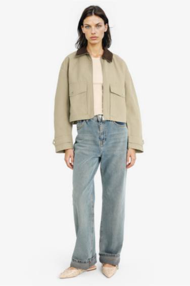 جاكيت دودون قصة عادية بياقة بولو