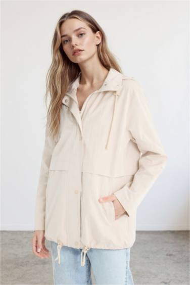 جاكيت مطر وتر بروف قصة عادية بكابيشون