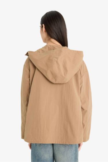 Regular Fit Hooded Waterproof Jacket