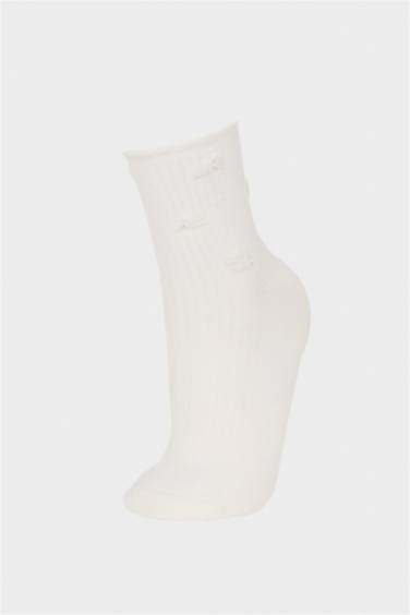 جوارب قصيرة قطن نسائي - قطعتين