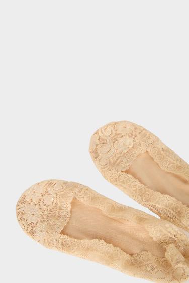 Woman Laced Premium Ballerina Socks