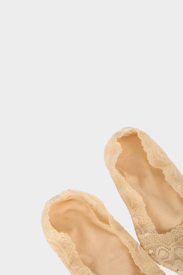 Woman Laced Premium Ballerina Socks