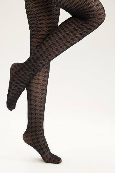Woman Patterned 40 Denier Premium Pantyhose