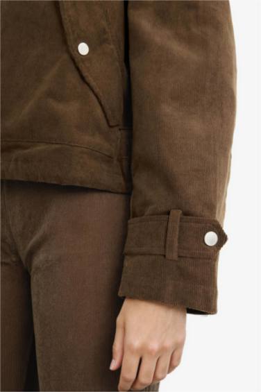 Regular Fit Cotton Waterproof Jacket