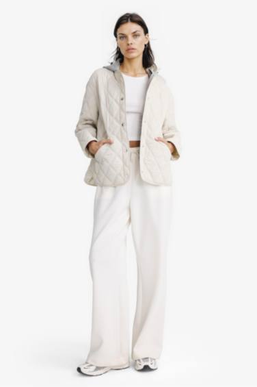 Waterproof Double Sided Regular Fit Quilted Jacket