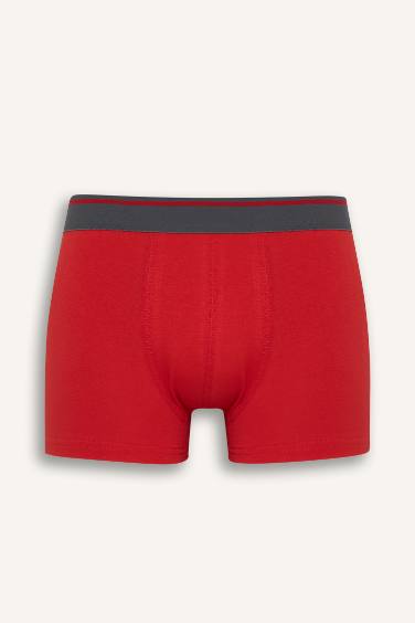 بوكسر قصة عادية أحمر - 3 قطع