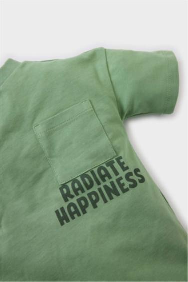 Baby Boy Printed T-Shirt Shorts 2 Piece Set