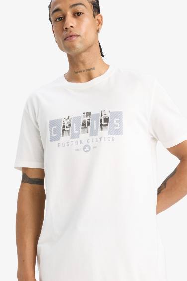 DeFactoFit NBA Boston Celtics стандартный крой, футболка с круглым вырезом и короткими рукавами