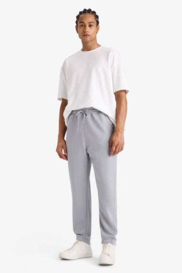 DeFactoFit NBA Chicago Bulls Standard Fit Scuba Fabric Joggers