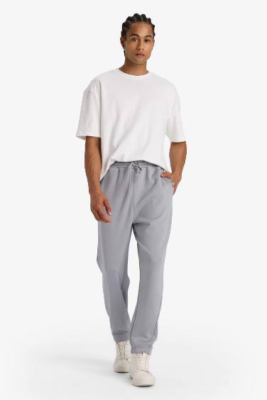 DeFactoFit NBA Chicago Bulls Standard Fit Scuba Fabric Joggers