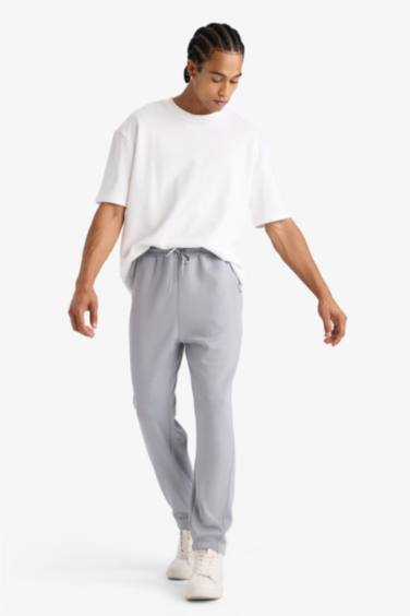 DeFactoFit NBA Chicago Bulls Standard Fit Scuba Fabric Joggers