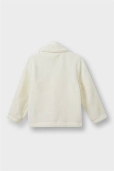 جاكيت قطيفة بيبي بناتي قصة عادية بأزرار