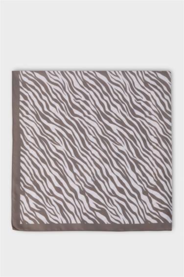 Foulard à motif zèbre pour femme