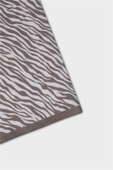 Foulard à motif zèbre pour femme