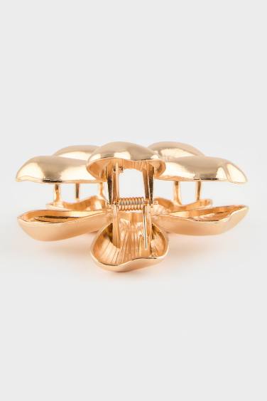 توكة شعر حريمي فلورال ذهبي