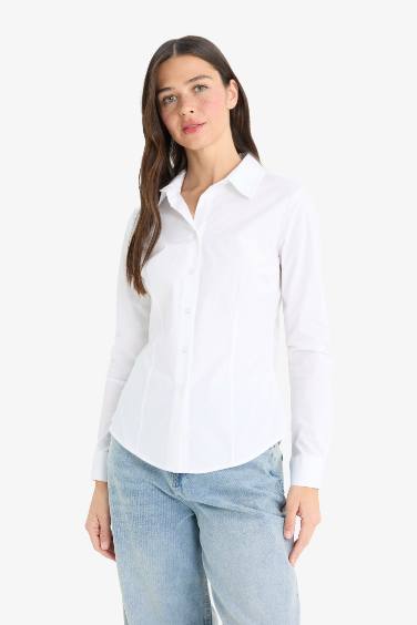 қалыпты пішім Ұзын жеңді көйлек