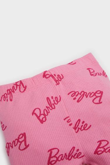 Baby Girl Barbie Biker Corduroy Shorts