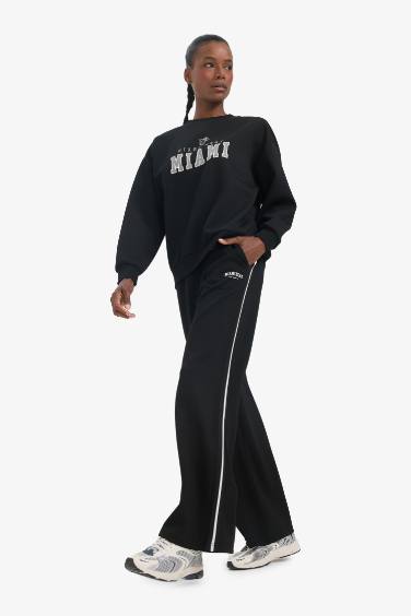 DeFactoFit NBA Miami Heat широкие брюки на спуба ткани с карманами