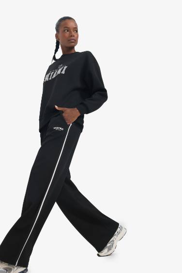 DeFactoFit NBA Miami Heat широкие брюки на спуба ткани с карманами