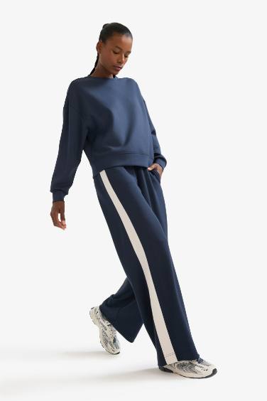 DeFactoFit Wide Leg Geniş Paça Standart Boy Modal Soft Touch Pantolon