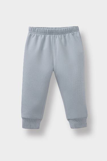 Erkek Bebek 2'li Takım Baskılı Sweatshirt Eşofman Altı