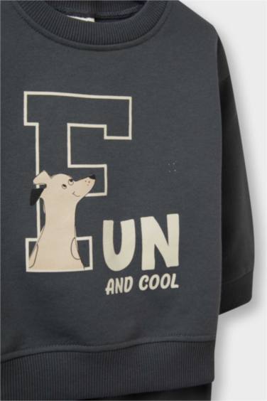 Baby Boy Animal Print Thin Fabric 2 Piece Set