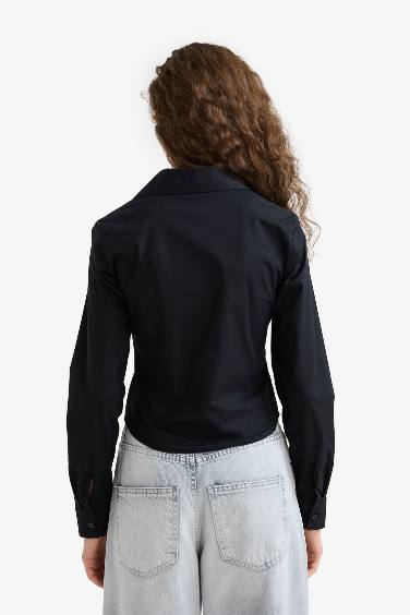 Рубашка Bengaline с длинным рукавом, приталенный крой