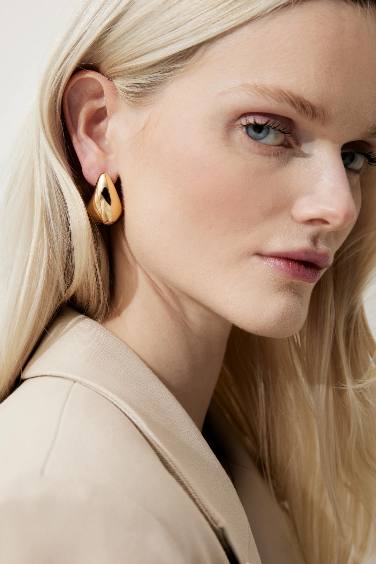 حلق ذهبي حريمي - 3 قطع