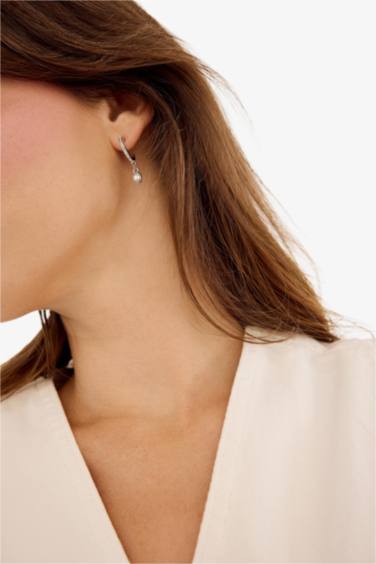 Kadın 6'lı Silver Küpe