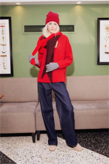 Wide Leg Normal Bel Düz Paça Uzun Jean Pantolon